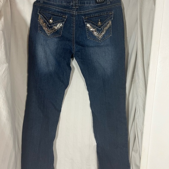 Beau Dawson Dark Blue Straight Leg Jeans - Picture 4 of 9